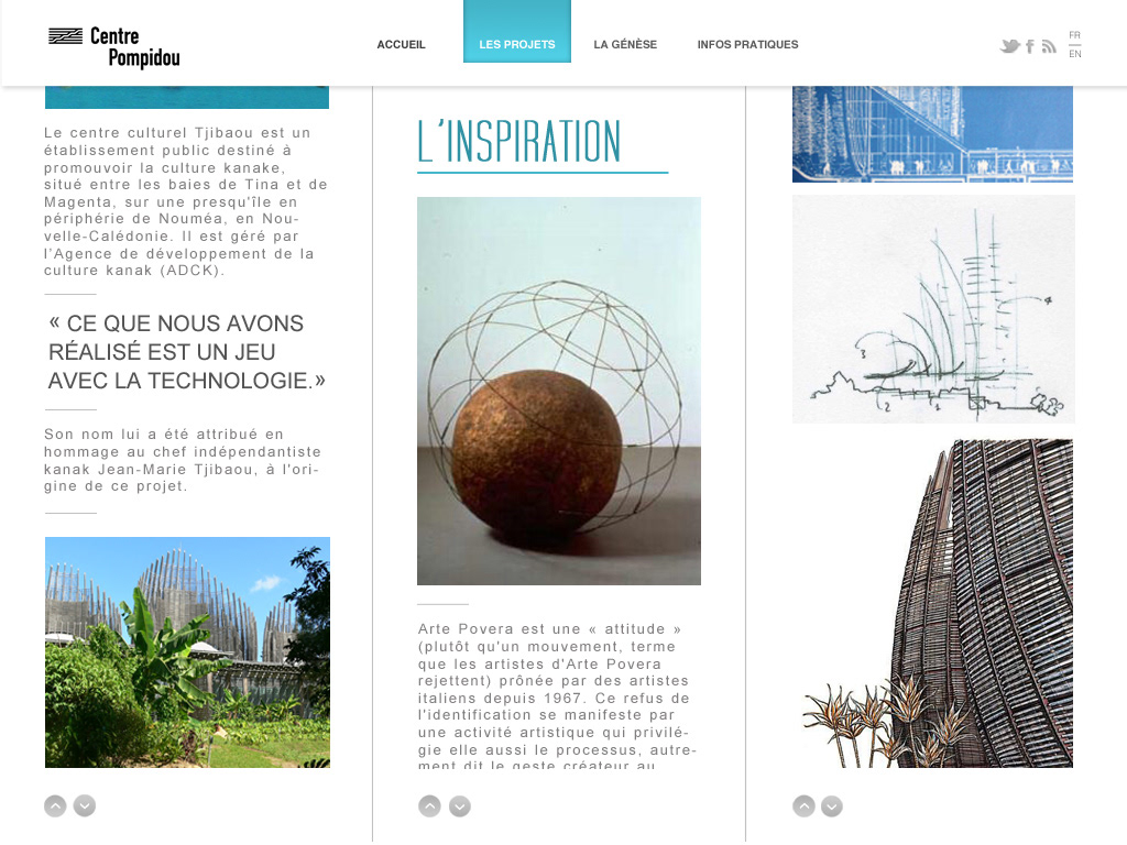 Renzo Piano design website Centre Pompidou