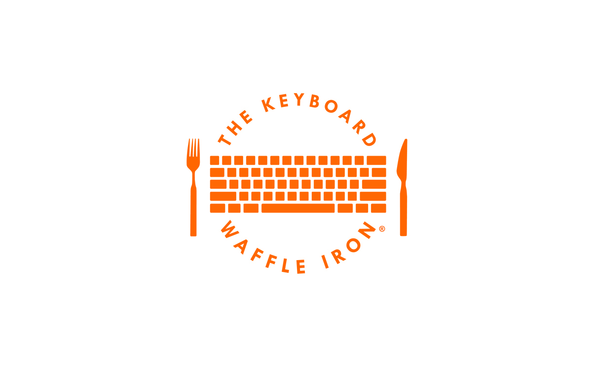 Keyboard Waffle Iron product design  branding  logos Packaging Web Design  print motion Signage dimino
