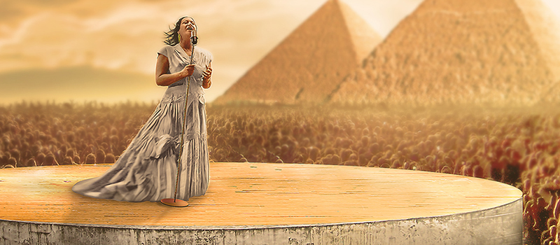 Om Kolthoum arabian arabic Singer egyptian old egypt pyramids