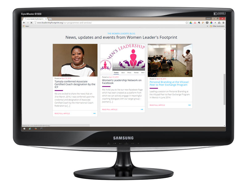 coaching mentoring advisory women Leadership networking Web Design  Website web development 