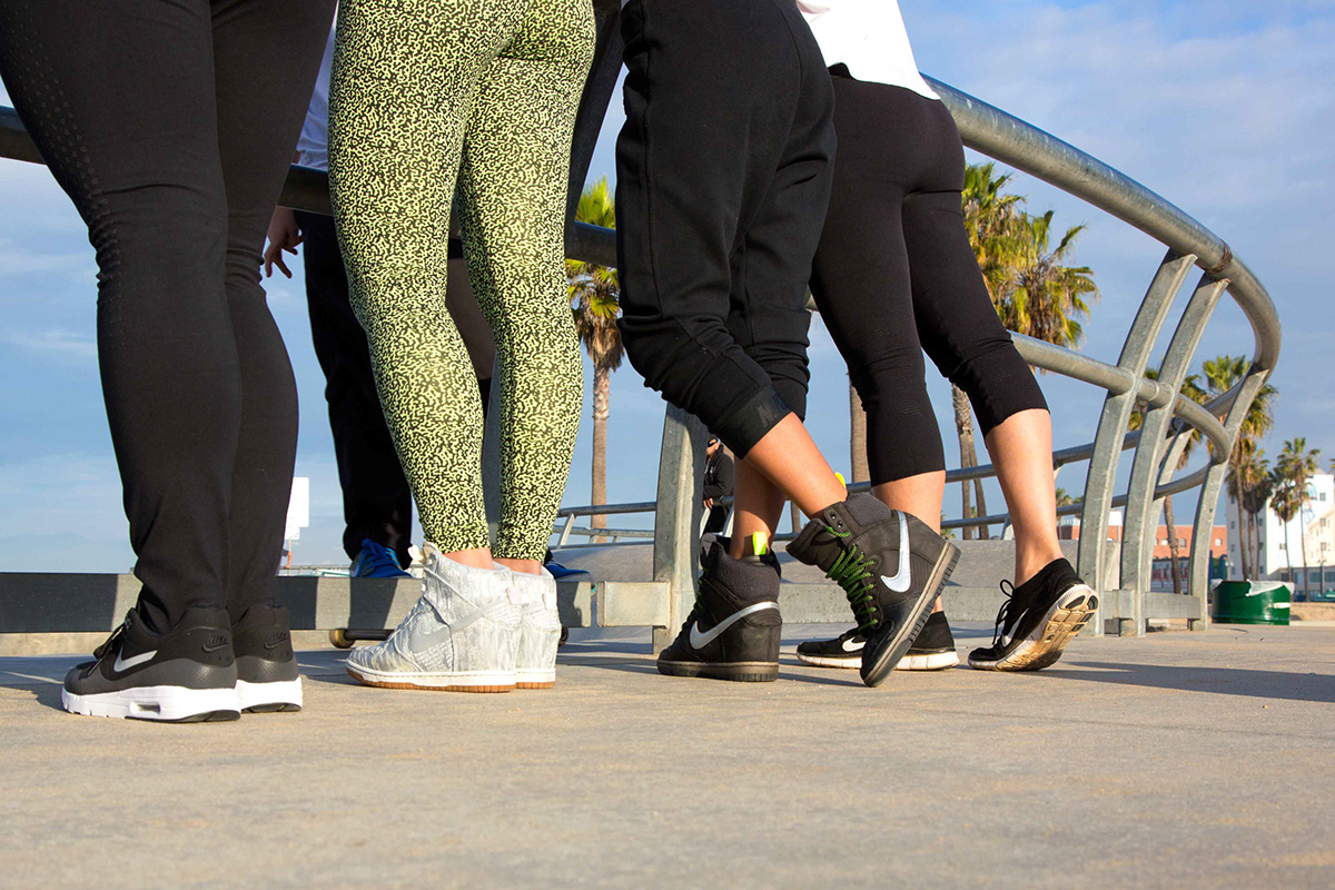 Nike nike women running NRC ntc niketraining Venice workout training Finishline fnlstyle Los Angeles beach