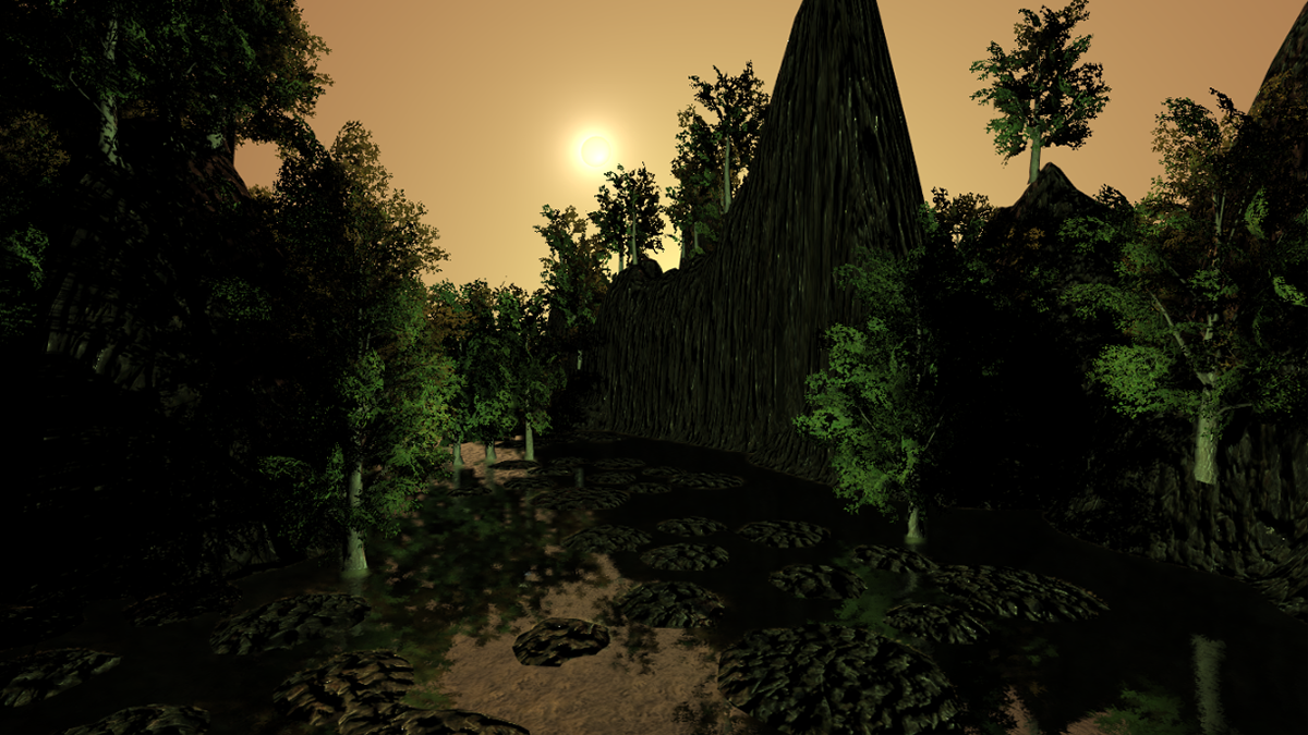 environment 3D Tree  river