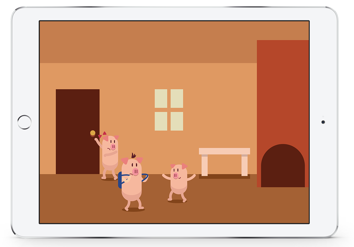 Three Little Pigs Story telling ebook