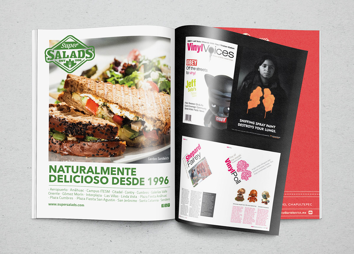 editorial magazine super salads cabo grill
