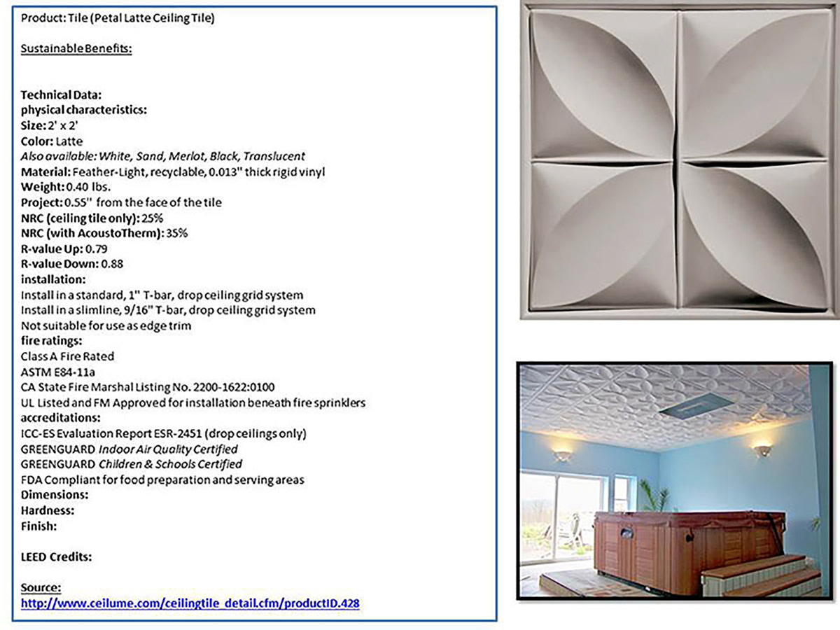 Materials & Specifications