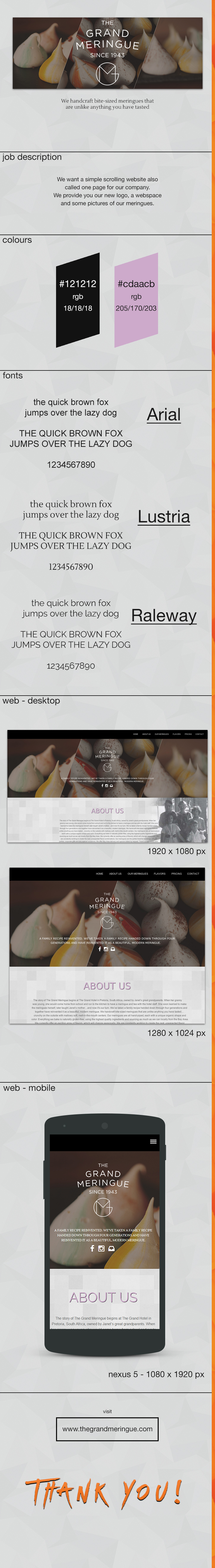Meringue Web design usa