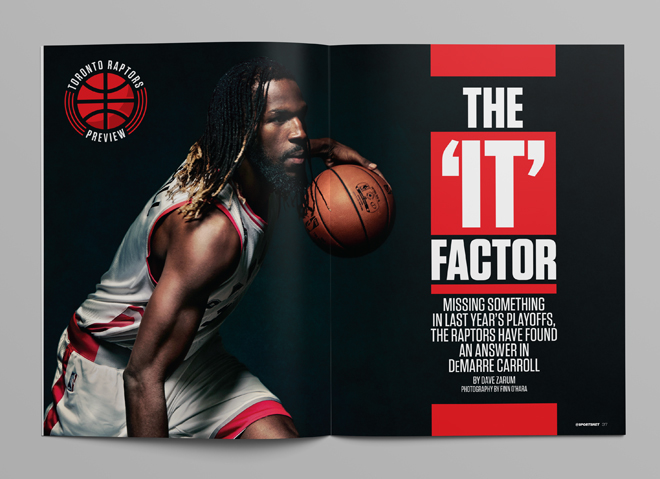 basketball magazine sports Toronto Raptors NBA
