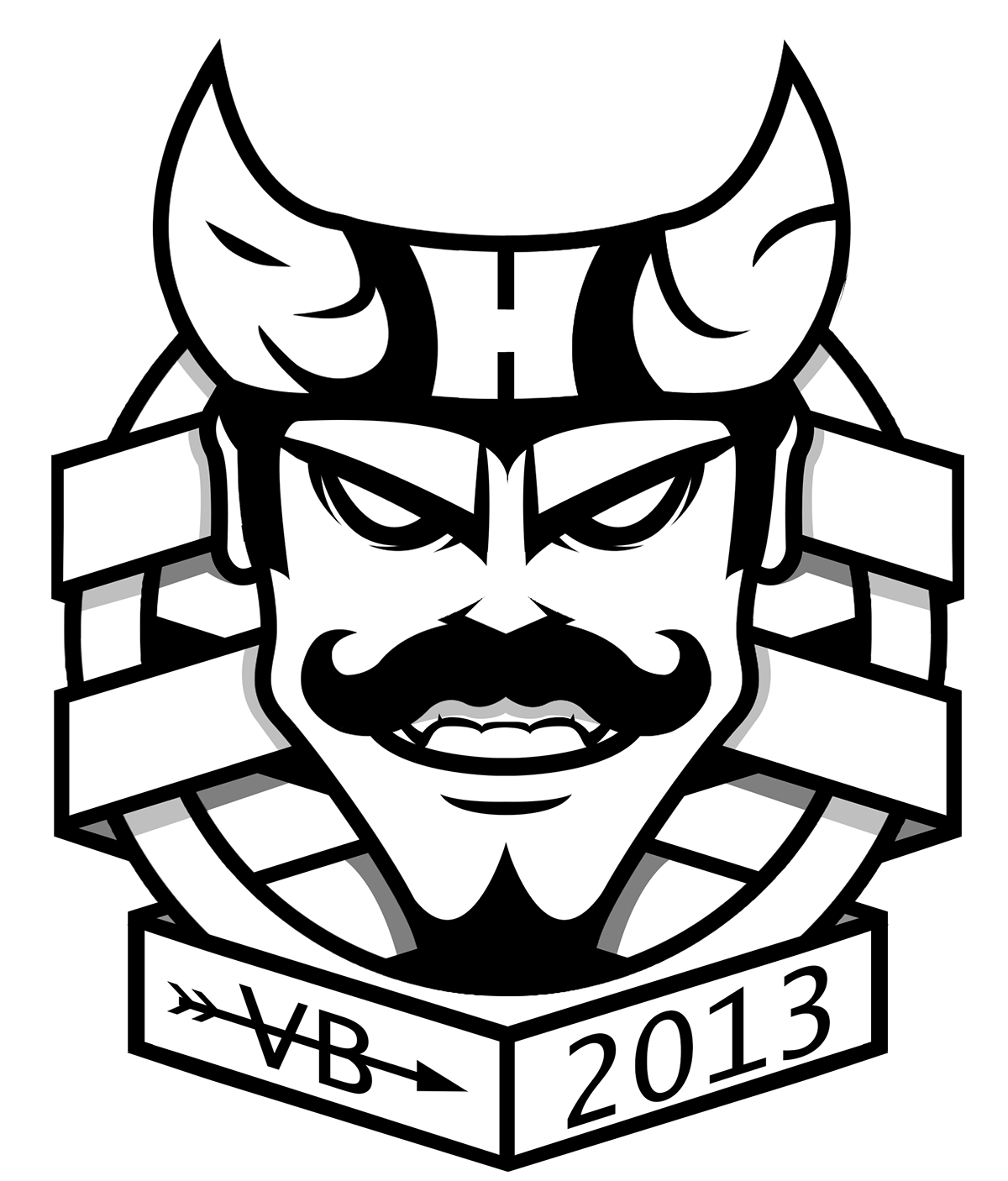 logo devil volleyball school