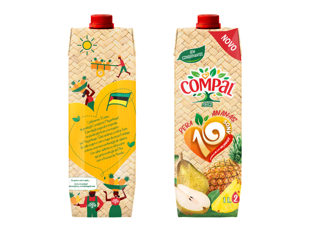 compal juice logo Packaging mozambique