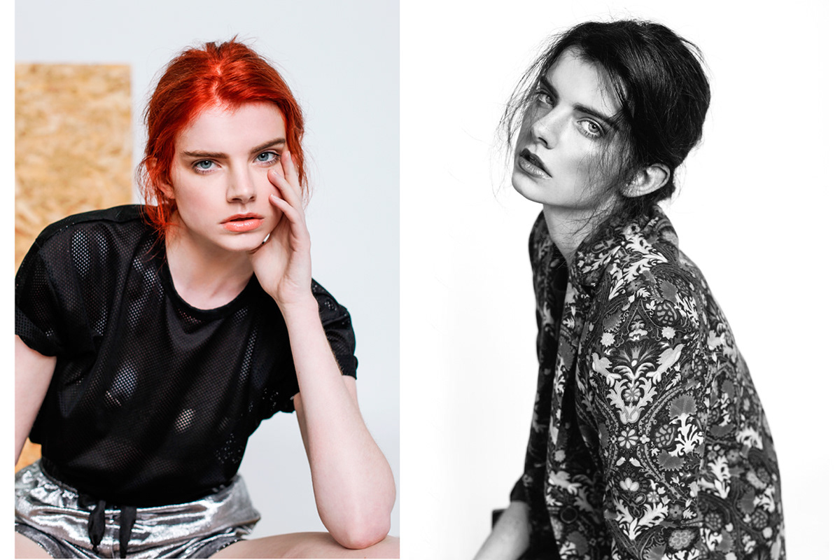 photoshoot model redhead red hair test prints