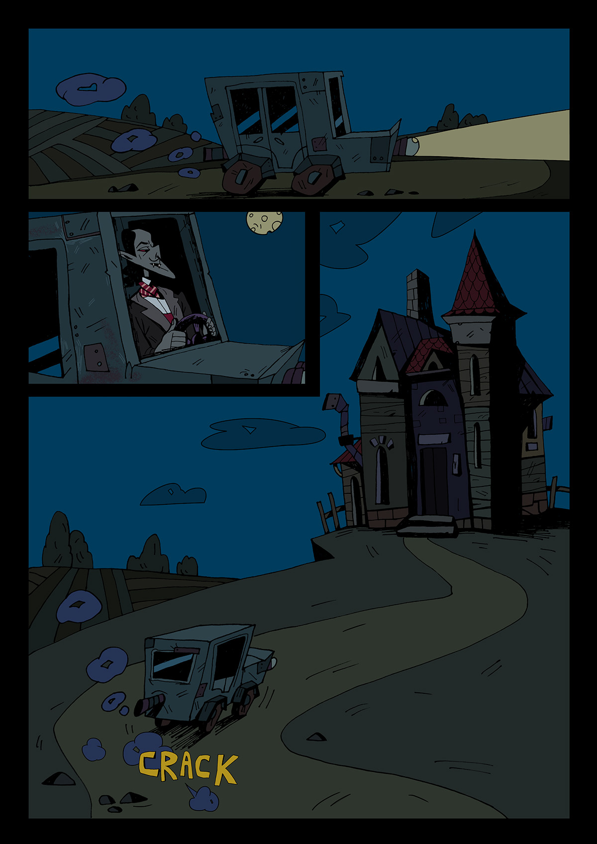 Comic Book comics Comix Graphic Novel ILLUSTRATION  Invisible Man vampire