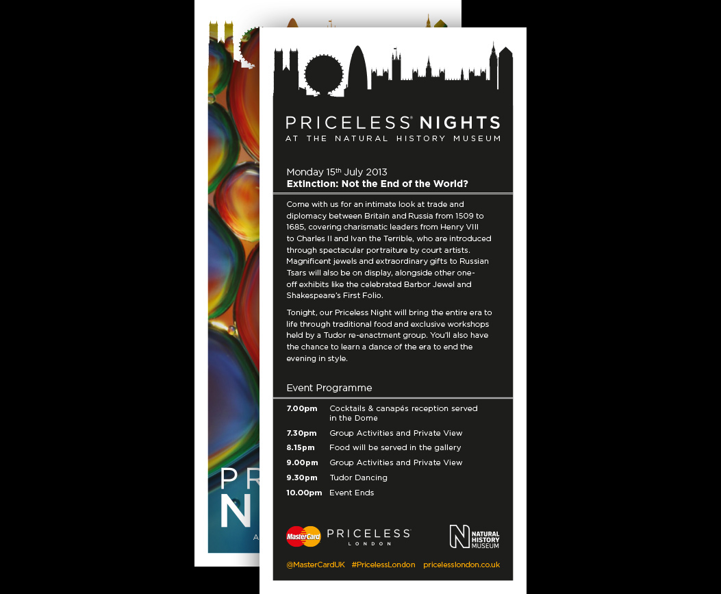 priceless nights mastercard London