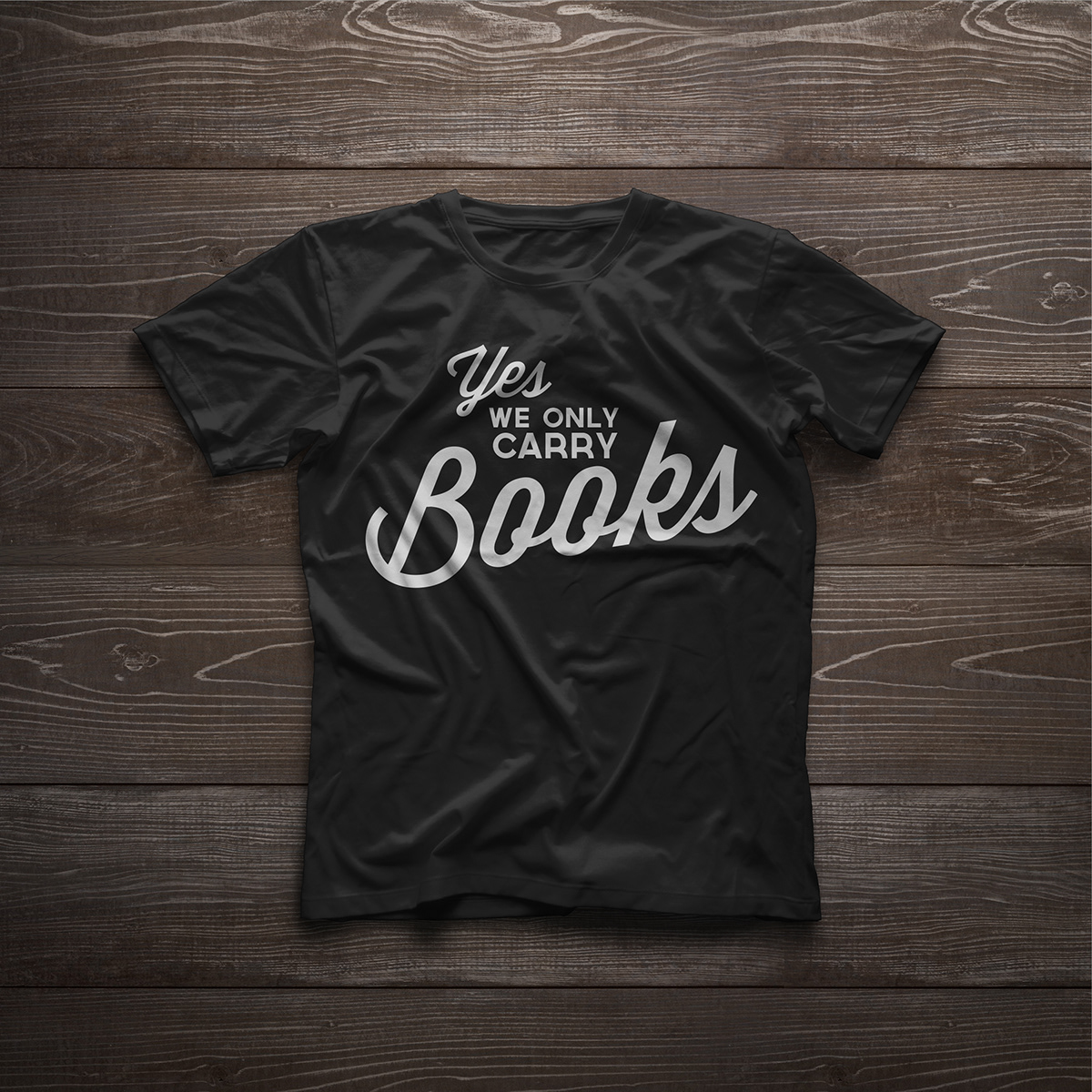 t-shirt design Bookstore