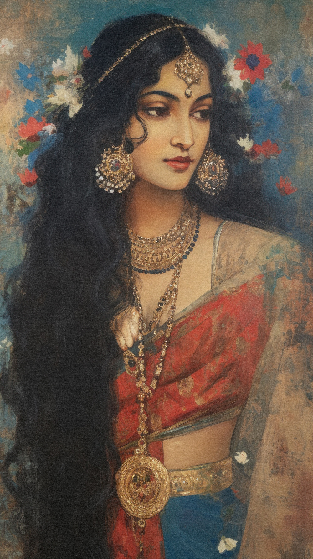 beauty Beautiful beautiful woman beautiful girl Indian woman India portrait beautiful portrait beautiful woman portrait indian woman art