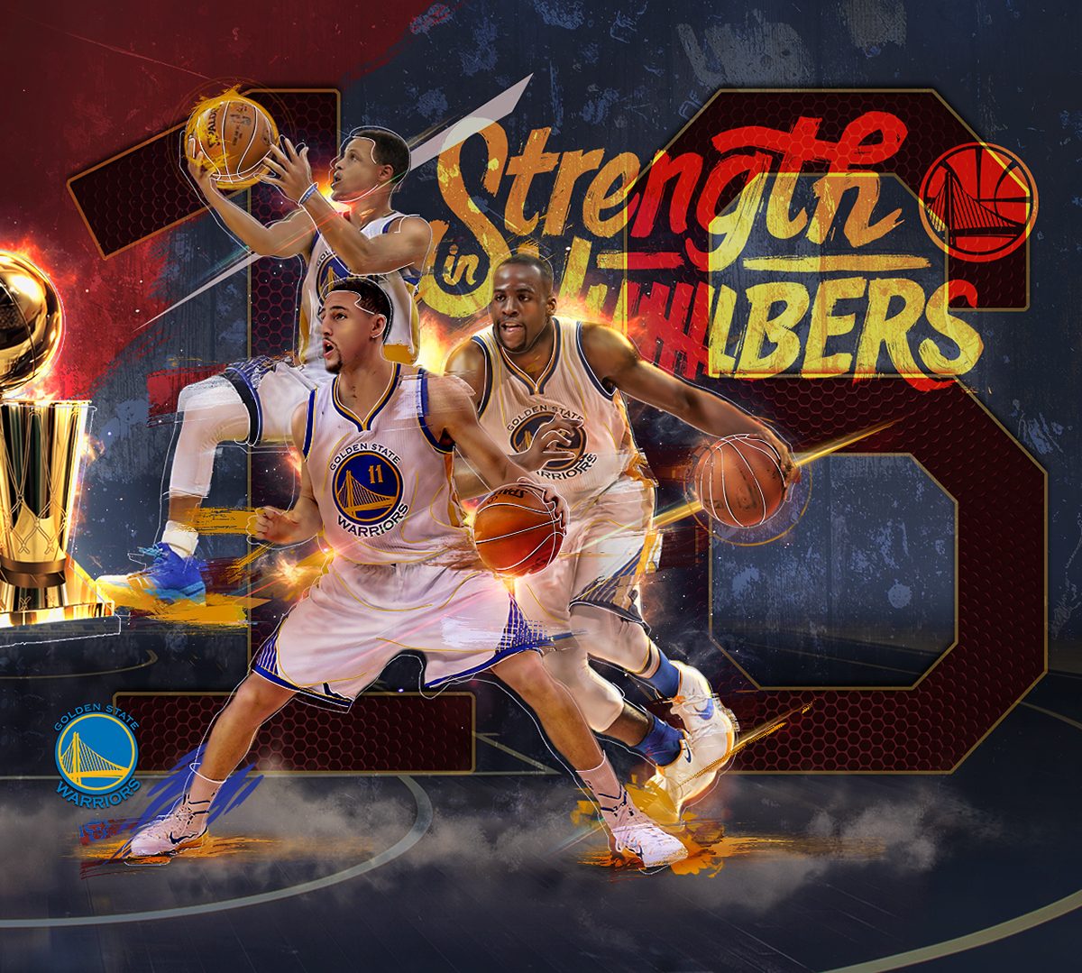 NBA cavs Cleveland Cavaliers Golden State Warriors NBA Finals Playoffs basketball fanart