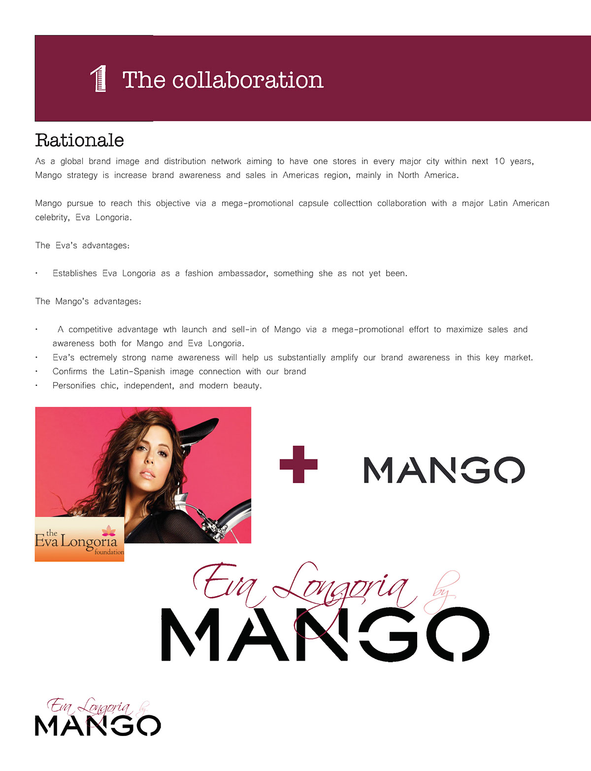 eva for mango relaunch Mango united states marketing plan phase 3