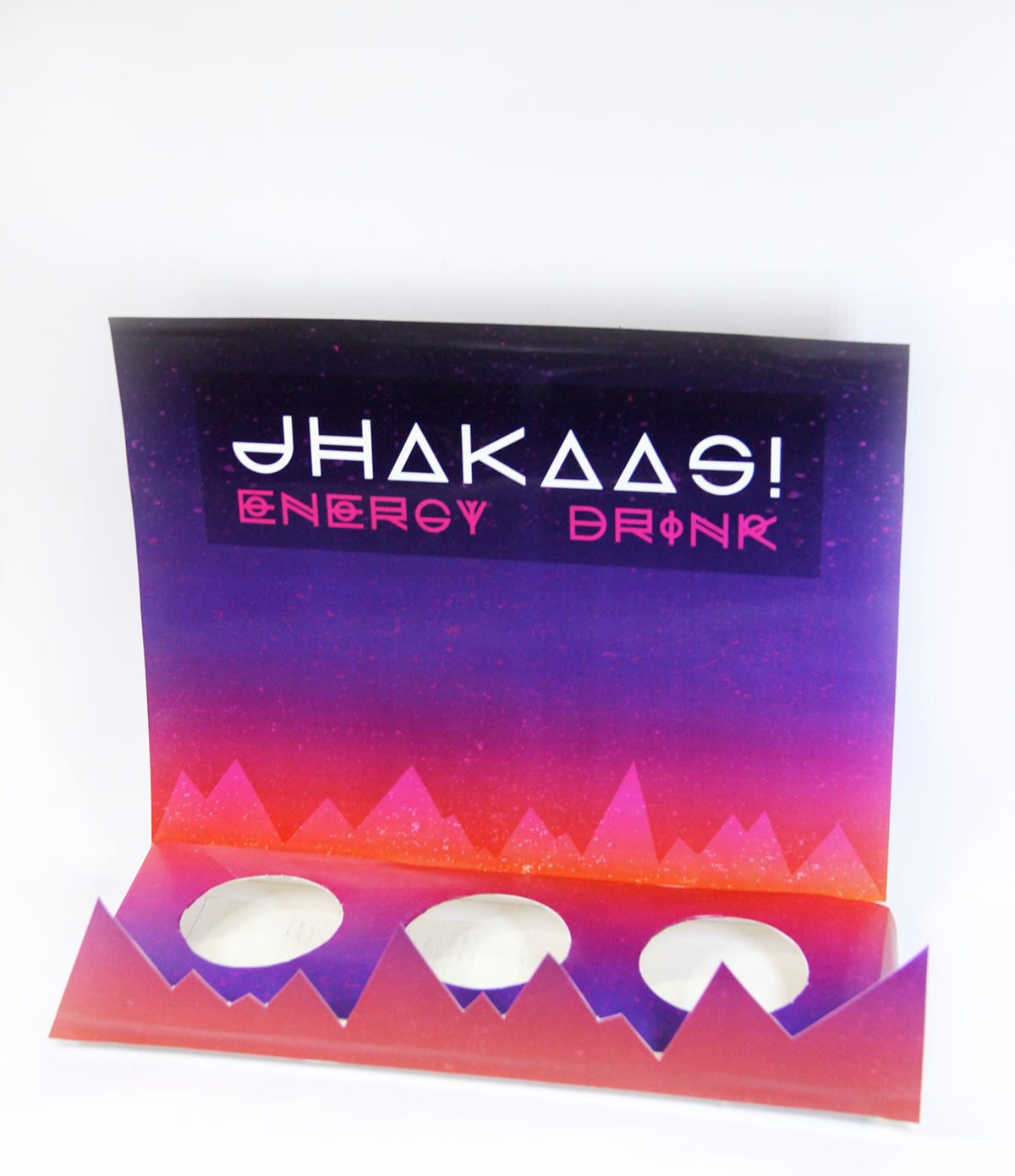 energy drink brand identity drink can puja khurana mountains relax shelf display bangalore graphics Visual Communication