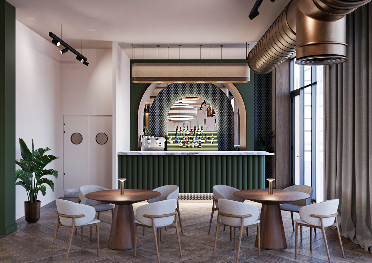 interior design  Render visualization 3ds max resort hotel restaurant Interior interiordesign decor