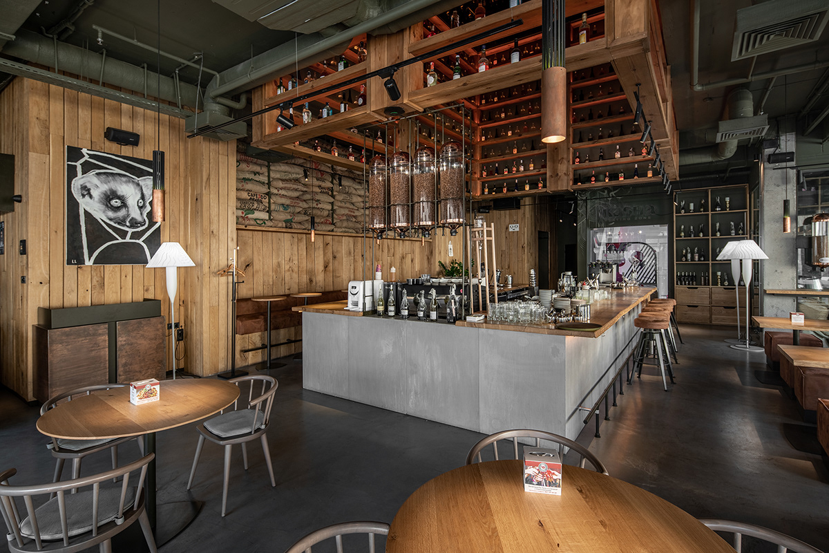 Gemini roastery roastery & bar city cafe urban cafè friendly cafe interior design  HORECA design YOD design lab