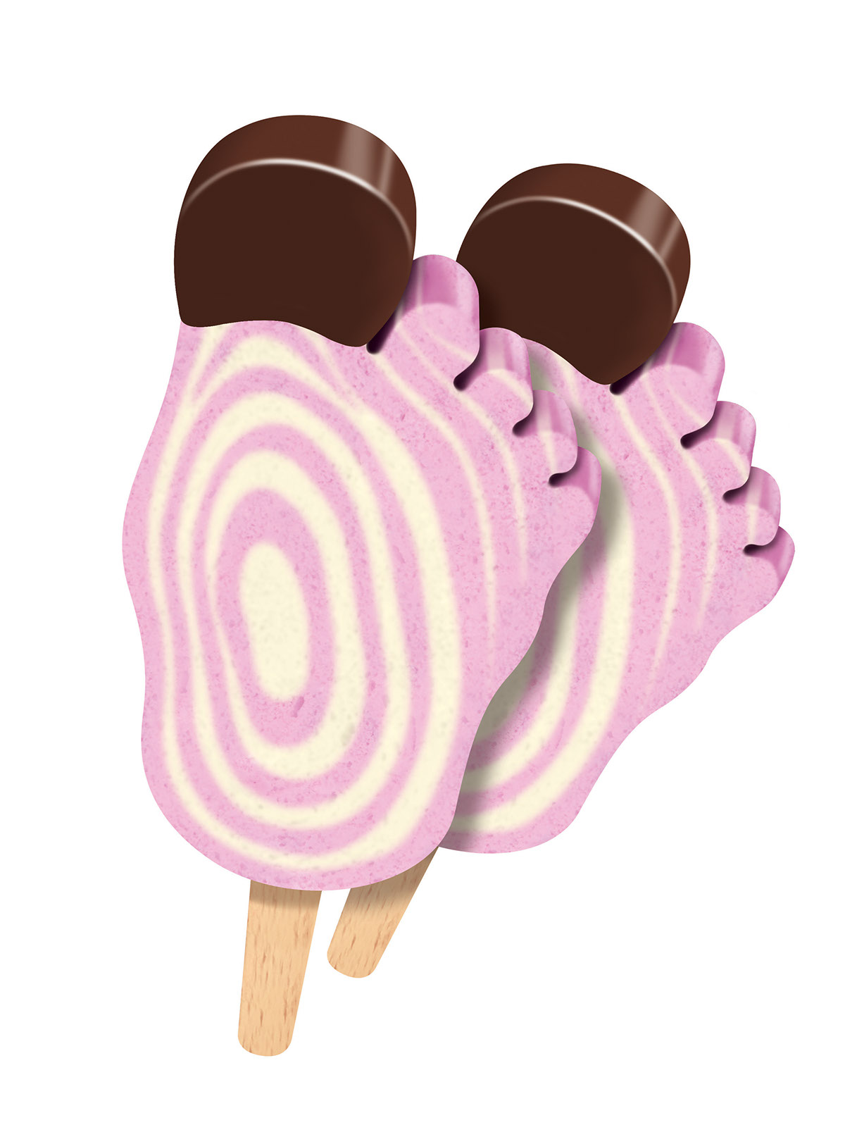 Food  ice cream Digital Art  photo illustration  ice pops CONFECTIONARY illustratorsireland