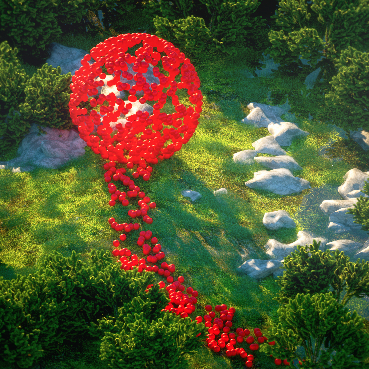 Render 3D MoGraph surreal abstract Landscape CG Sci Fi studio fantasy