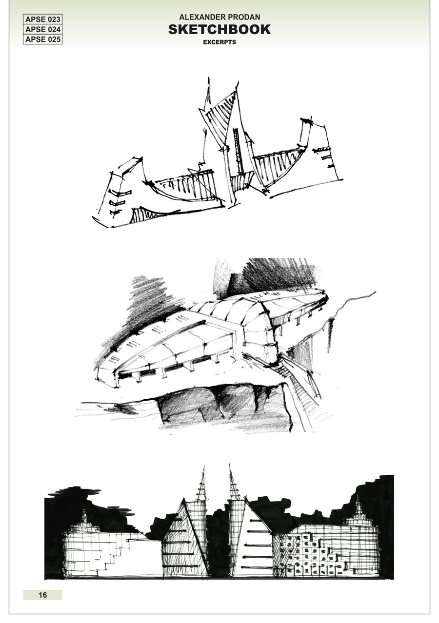 architecture sketches imaginary architecture architectural forms Architectural Structures geometry graphica
