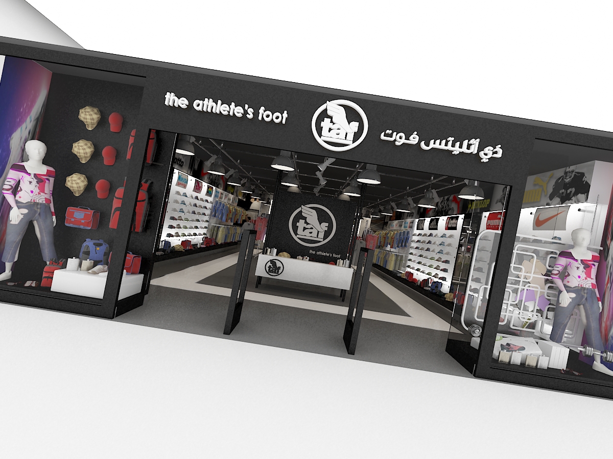 THE ATHLETES FOOT SHOP SHARQ MALL -SHARQ-KUWAIT AREA: 80 SQUARE METER SEPTEMPER