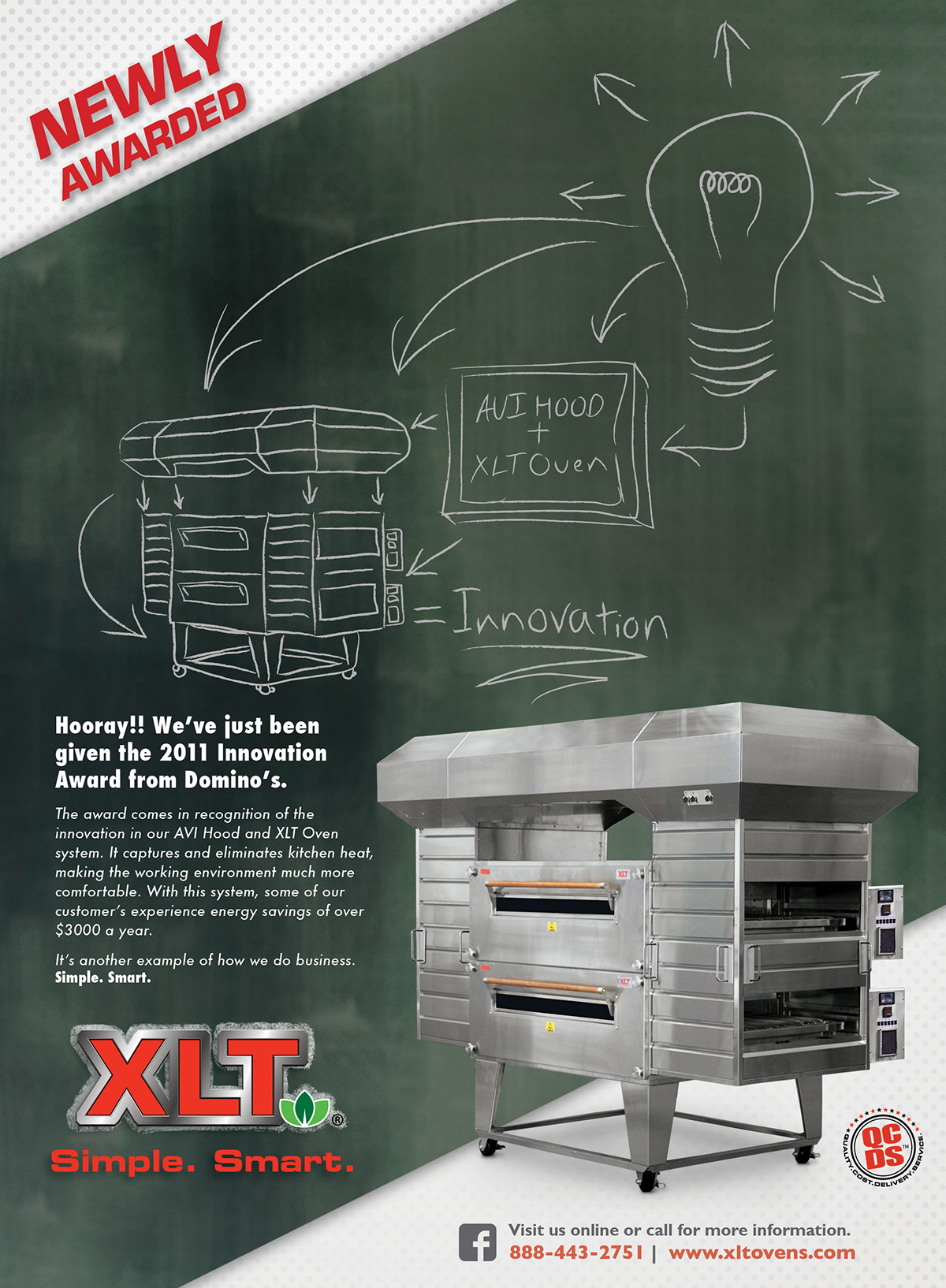 Layout Magazine Ad XLT Ovens
