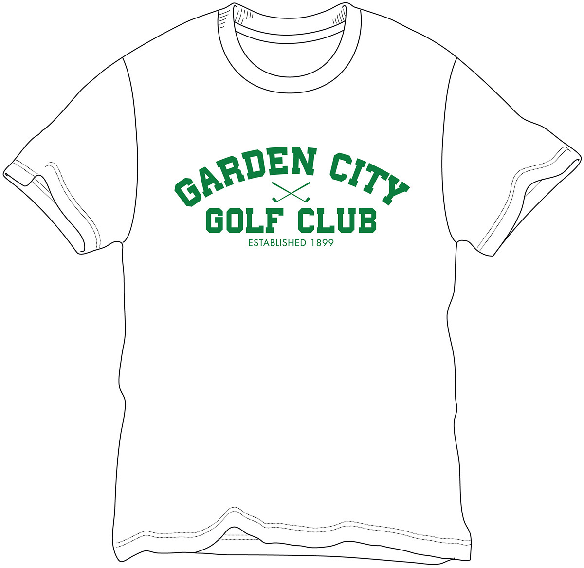 Tshirt Design golf course