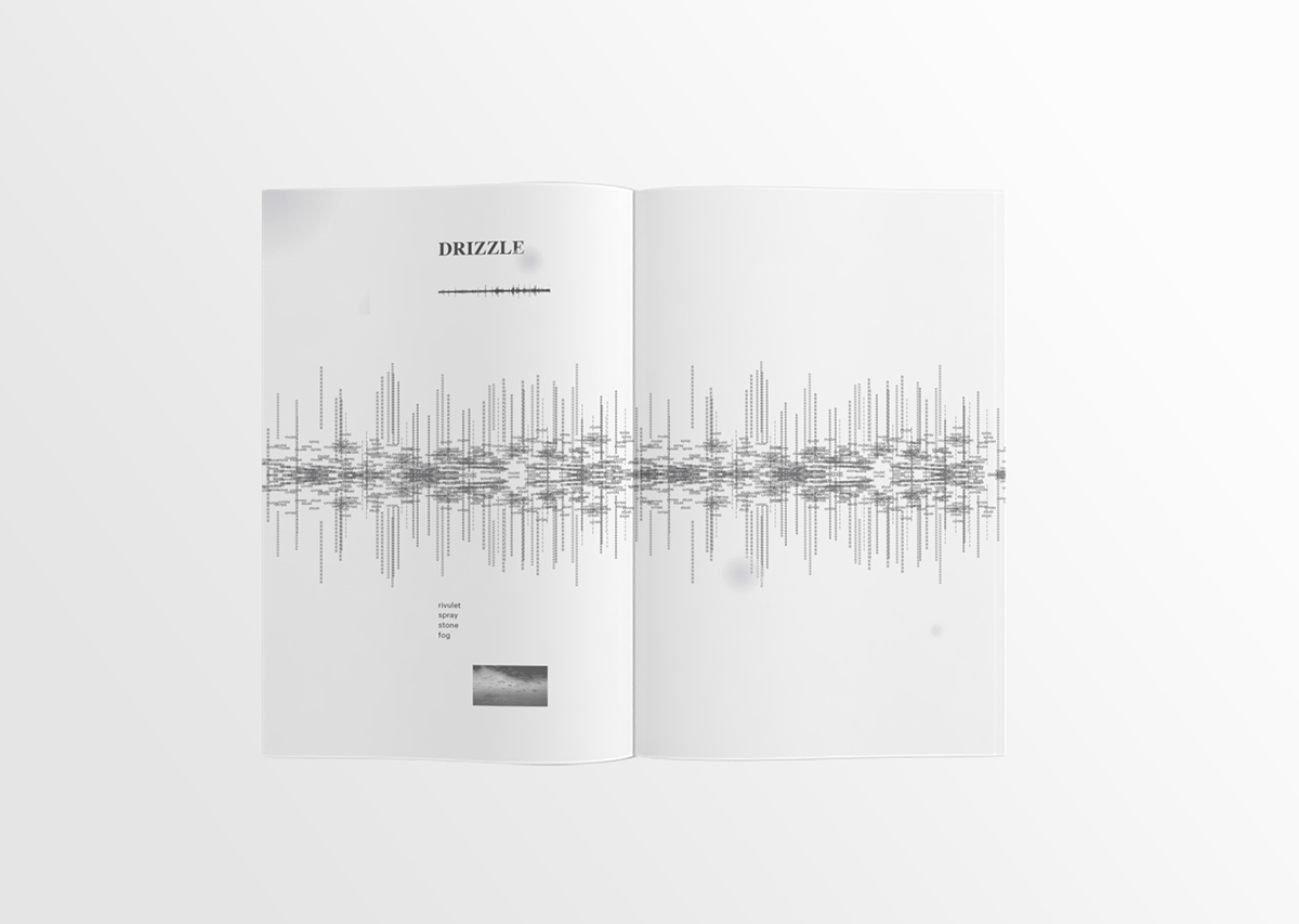 sound Booklet poster rain