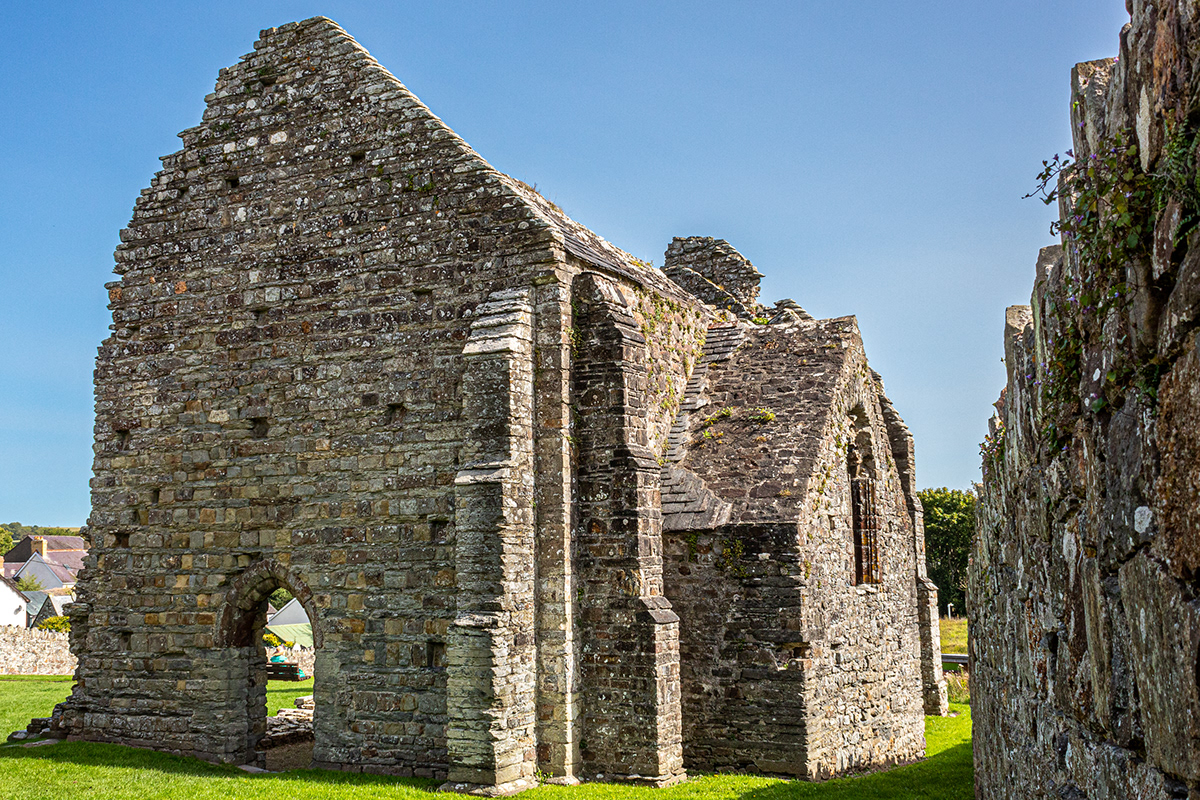 St Dogmaels Abbey in South West Wales :  The Infirmary
