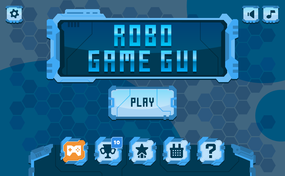 GUI UI Interface game Game Art robot