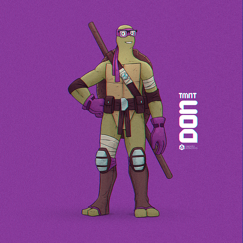 Character design Donatello Leonardo Michelangelo ninja raphael teenage mutant ninja TMNT Turtles 