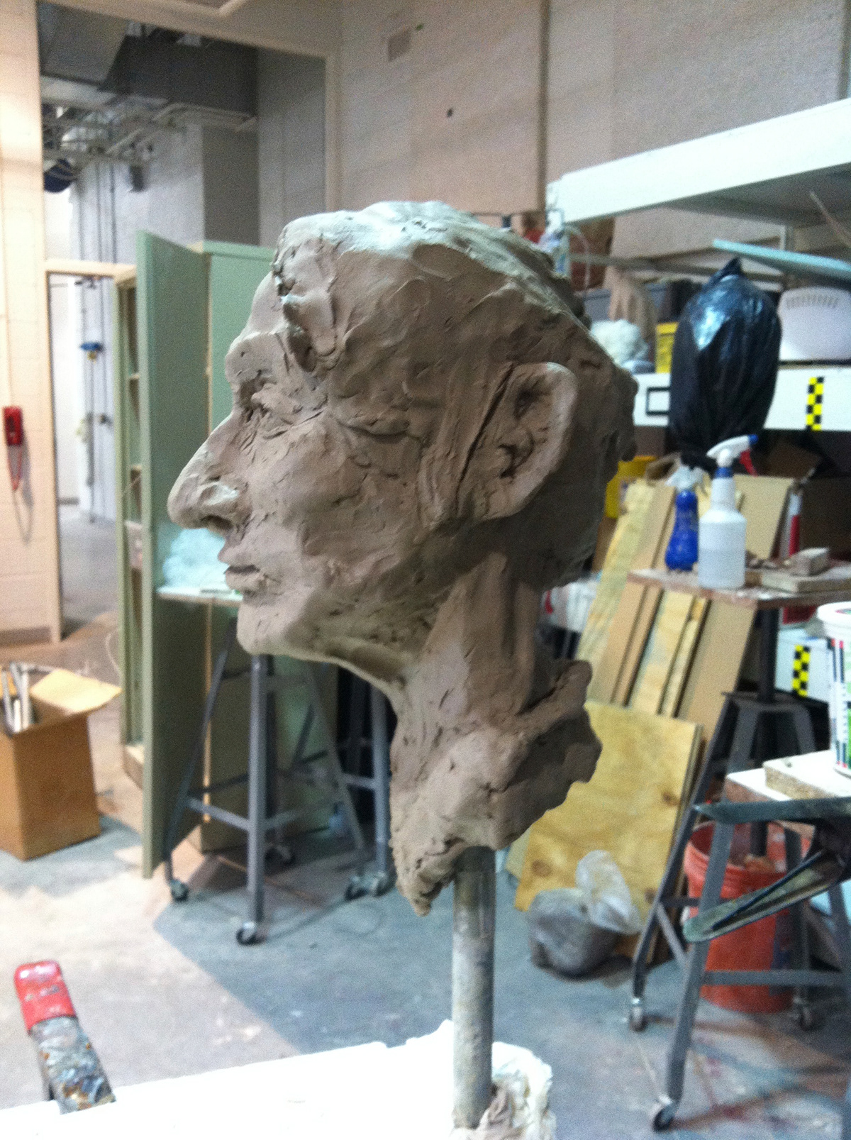 Sculpt sculpture clay bust