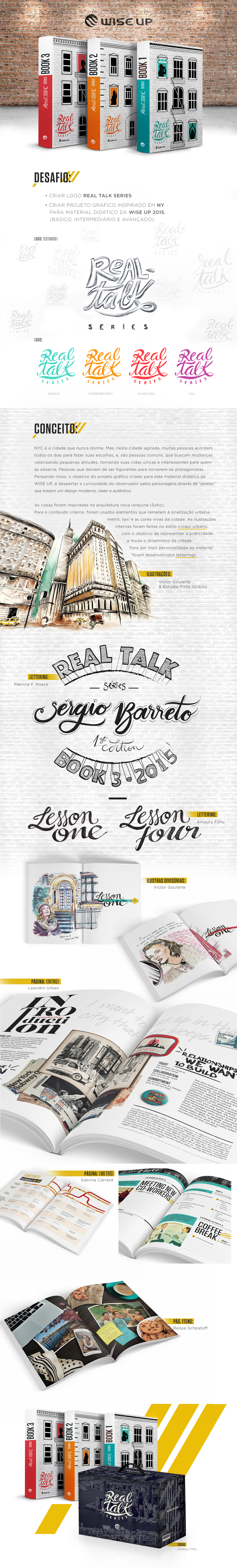 wise up lettering projeto gráfico design gráfico type conceito NY
