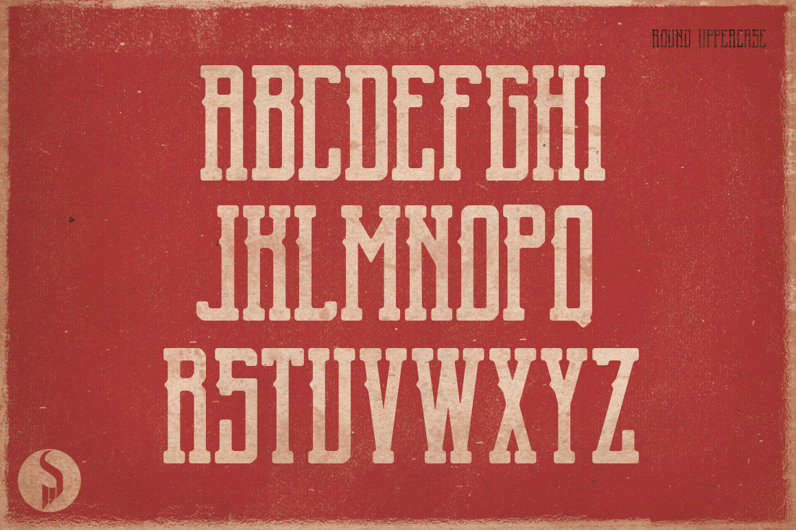 Display vintage Retro grunge font textured rough dirty Distressed serif hand drawn