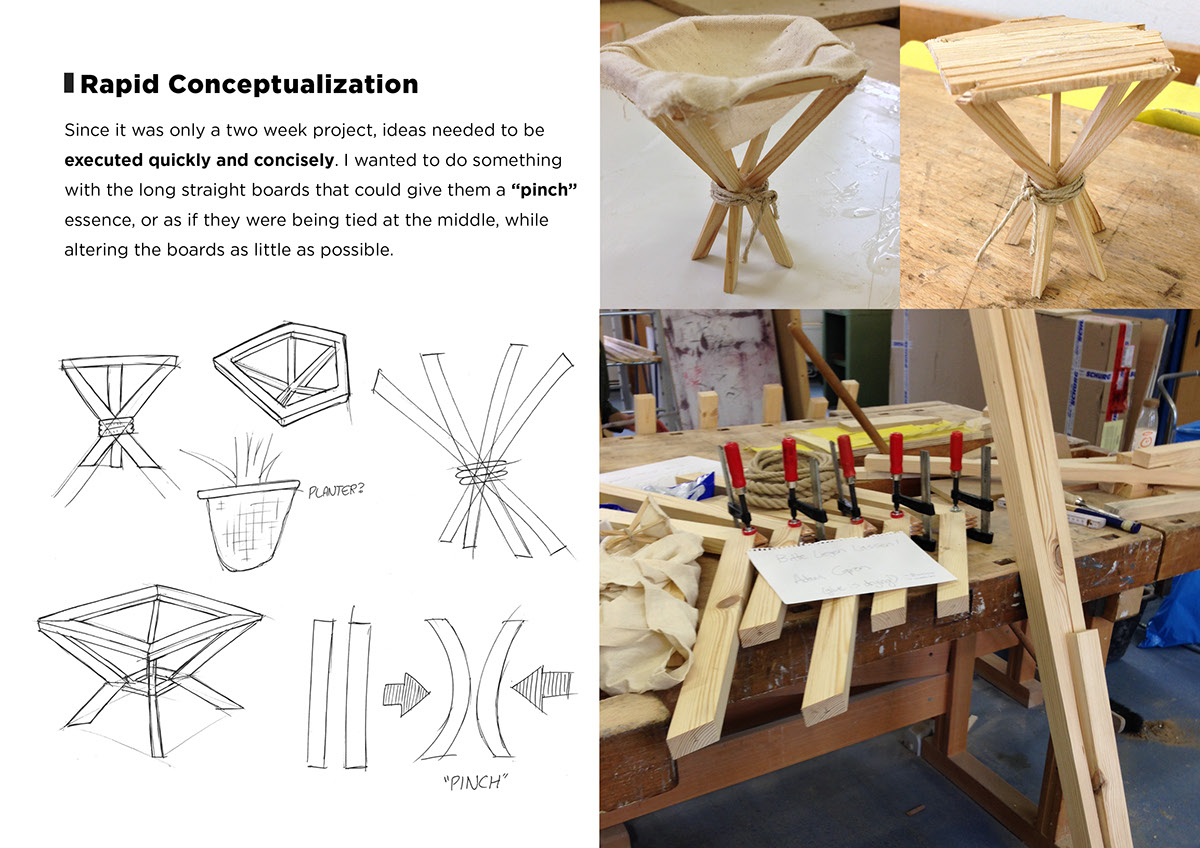 Roof Laths repurposed material wood geometric Planter geometrik Kurzprojekt furniture