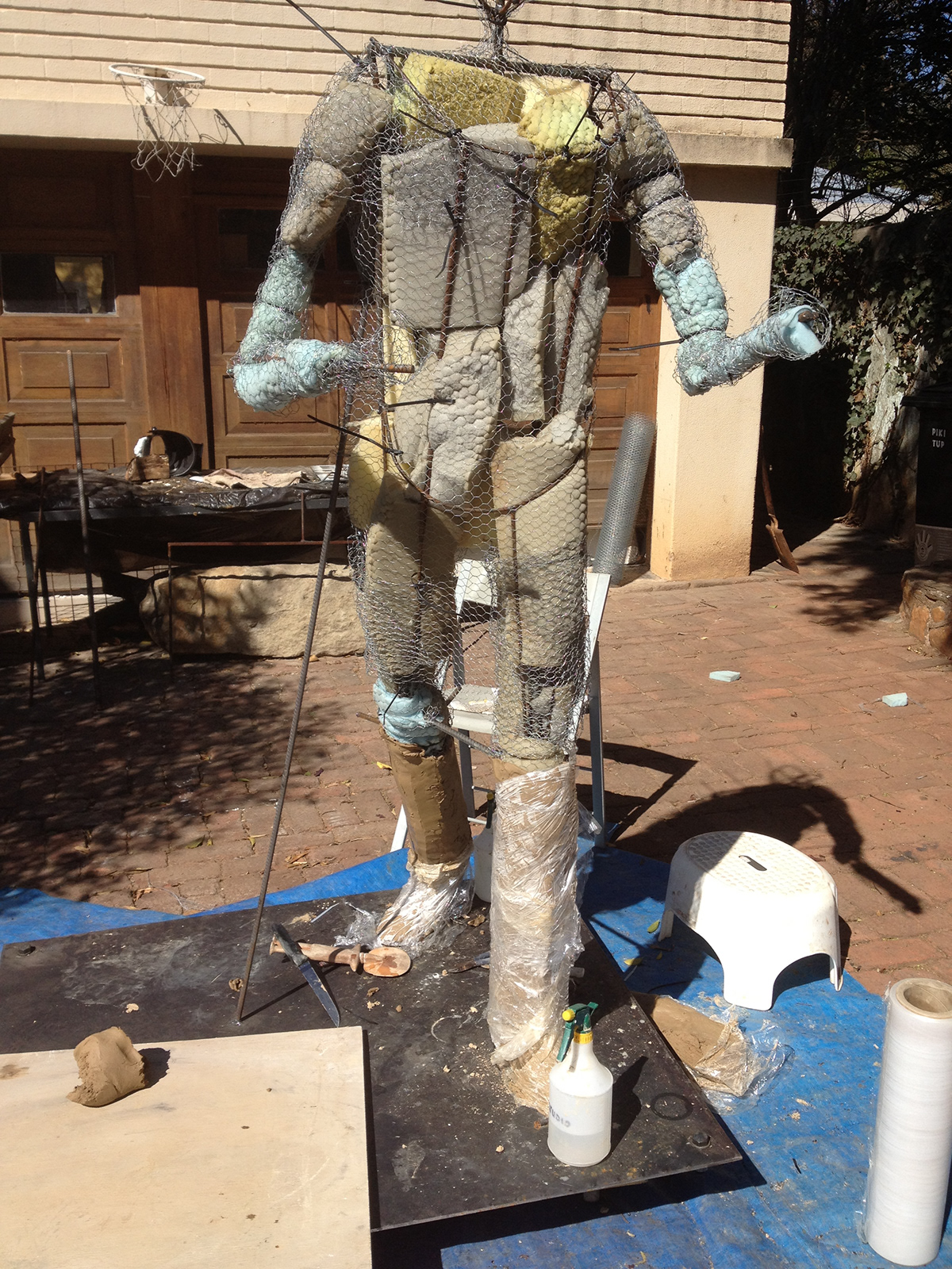 bronze casting mouldmaking sculpture clay figurative public art installation