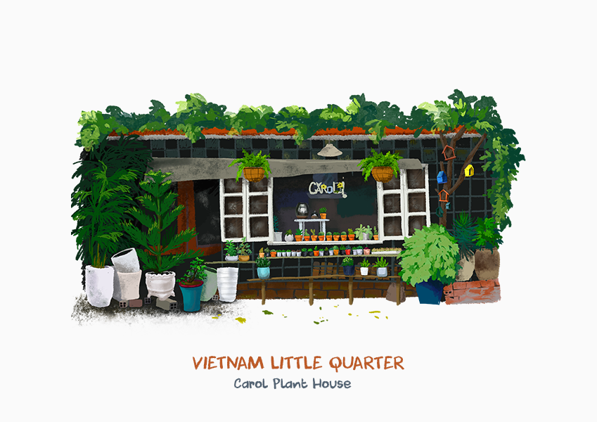 vietnam little quarter vietnam little quarter Ha Noi sai gon ho chi minh vietnam street cart kin illustration inspire