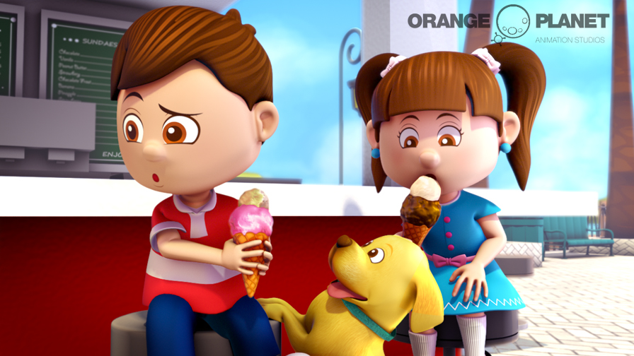 baby abuelita 3D tv show orange planet animation studio characters art latino Abuelitos grandparents Latin bilingual bilingue teaser children