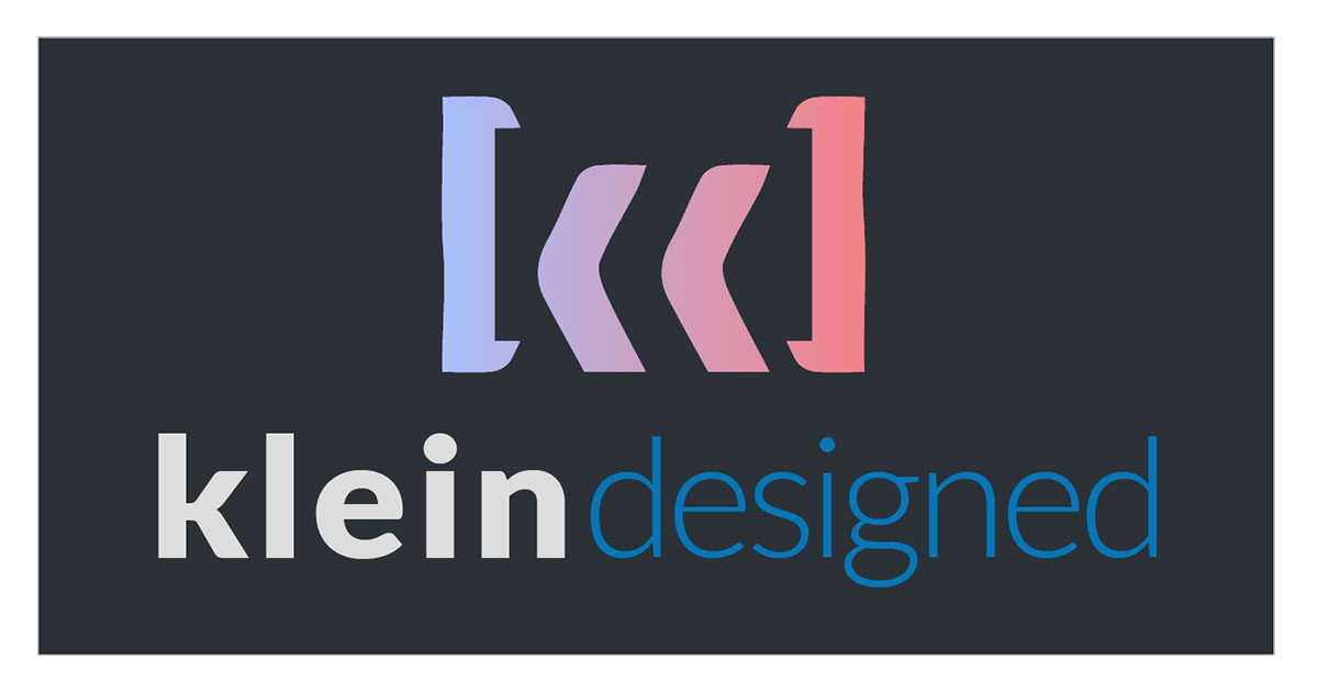 kleindesigned Web Design  web development  design interactions user experience Klein brand portfolio