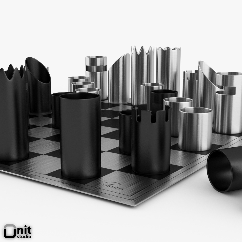 3D Render 3dmodel furniture chess design modern CGI phlippi yap chessgame