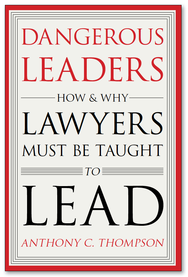 Dangerous Leaders book cover design