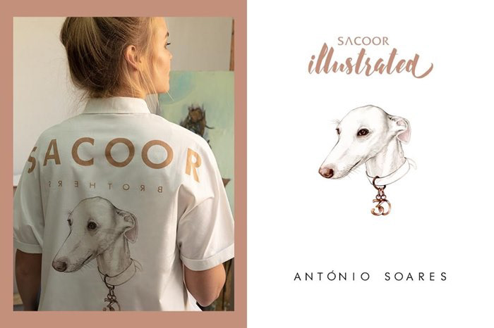 antónio soares Clothing Drawing  Fashion  ILLUSTRATION  pecil Sacoor t-shirt