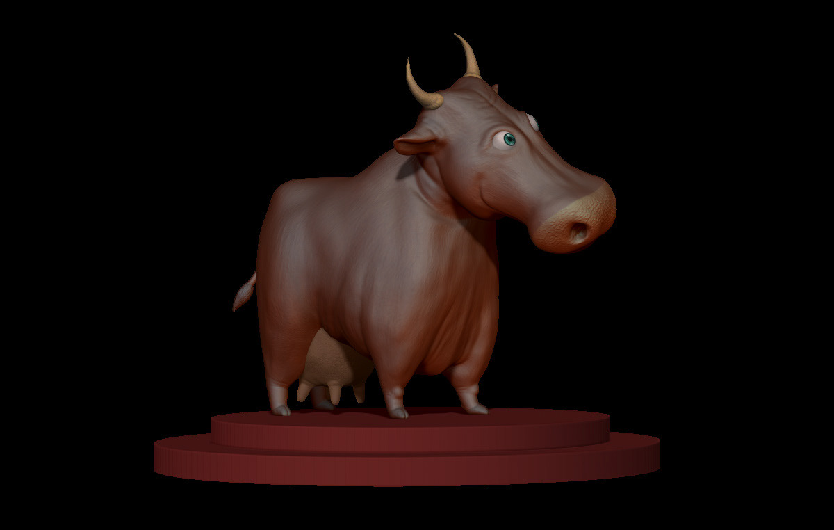 cow Zbrush