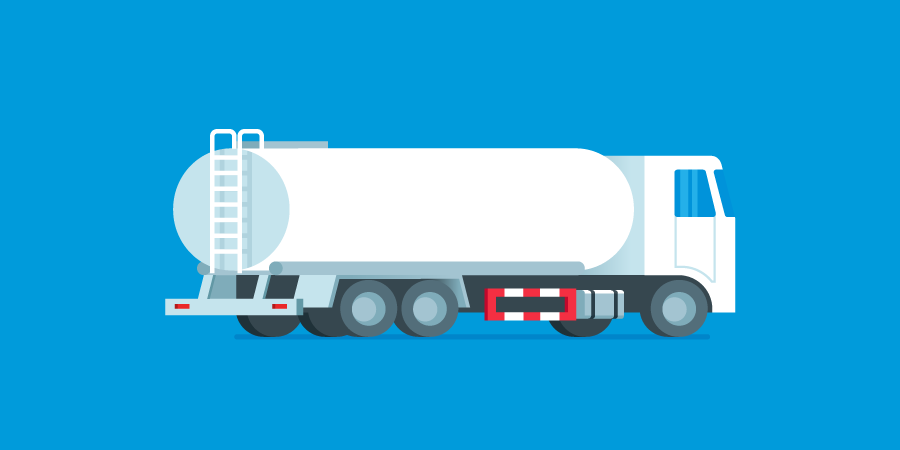 trucks garbage truck SEMI trailer liquids vector
