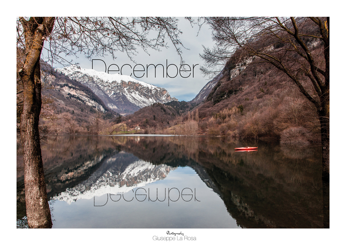 calendar calendario MESI month Landscape season stagioni