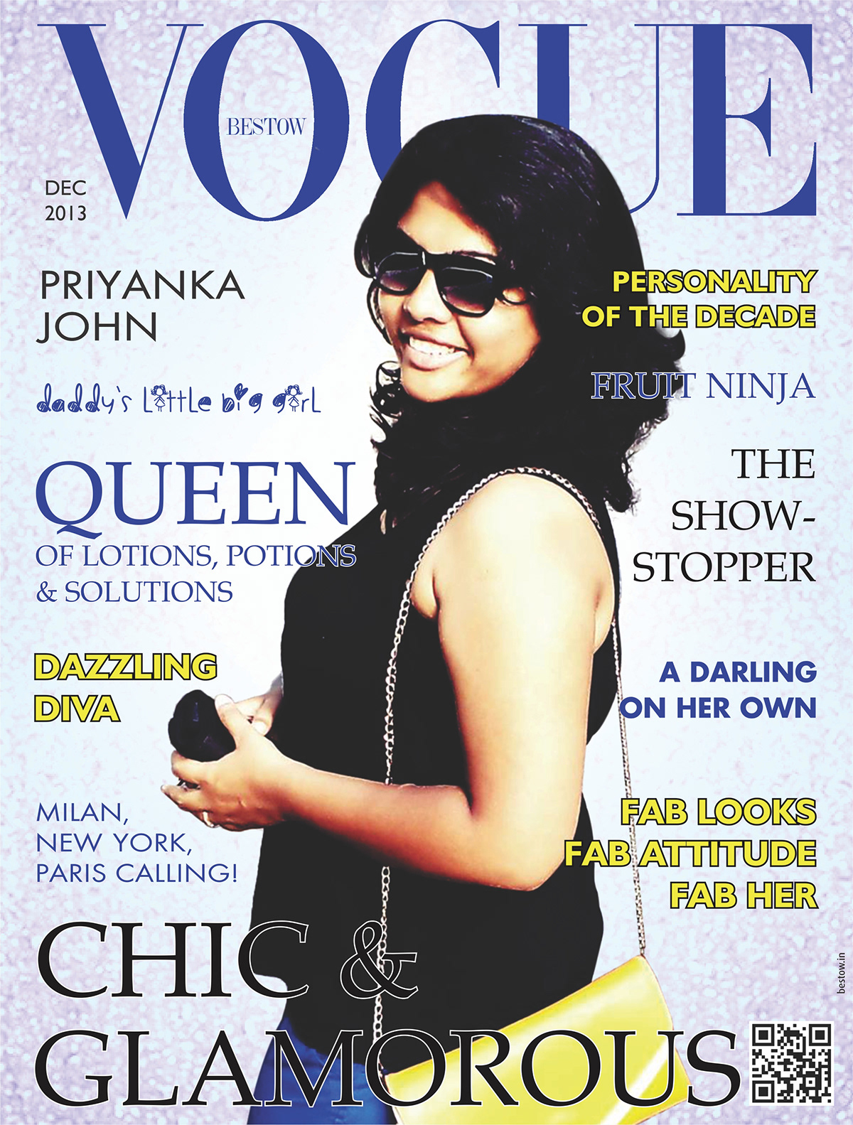 Magazine Cover gift India vadodara priyanka