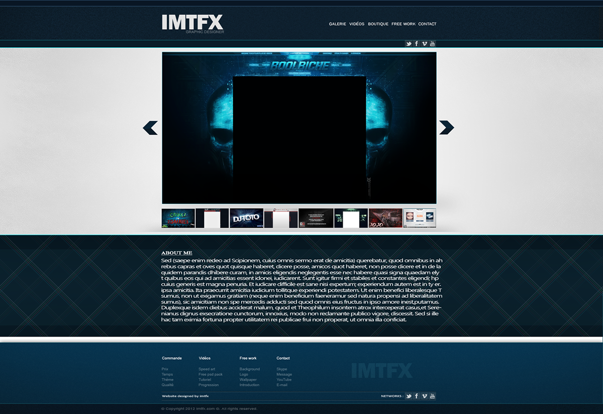 TehTonyFX   IMTFX   Website Webdesign background