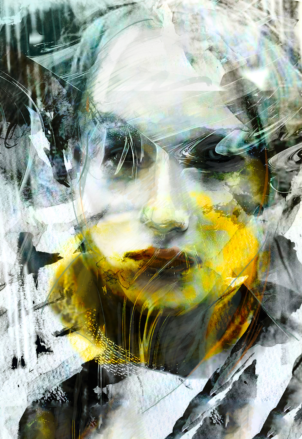 Digital Art  Media Art portrait woman women